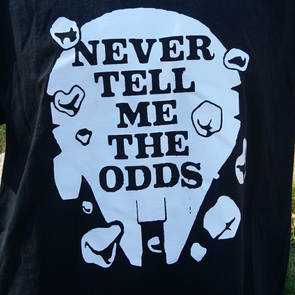Never tell me the odds t shirt - Picture 3 of 3